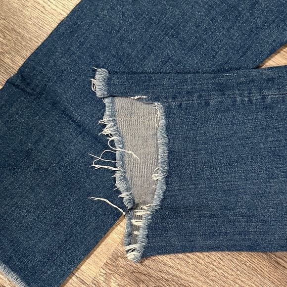 MOTHER the insider crop step fray Jean and - Picture 6 of 8